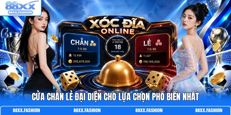 Cửa chẵn lẻ đại diện cho lựa chọn phổ biến nhất
